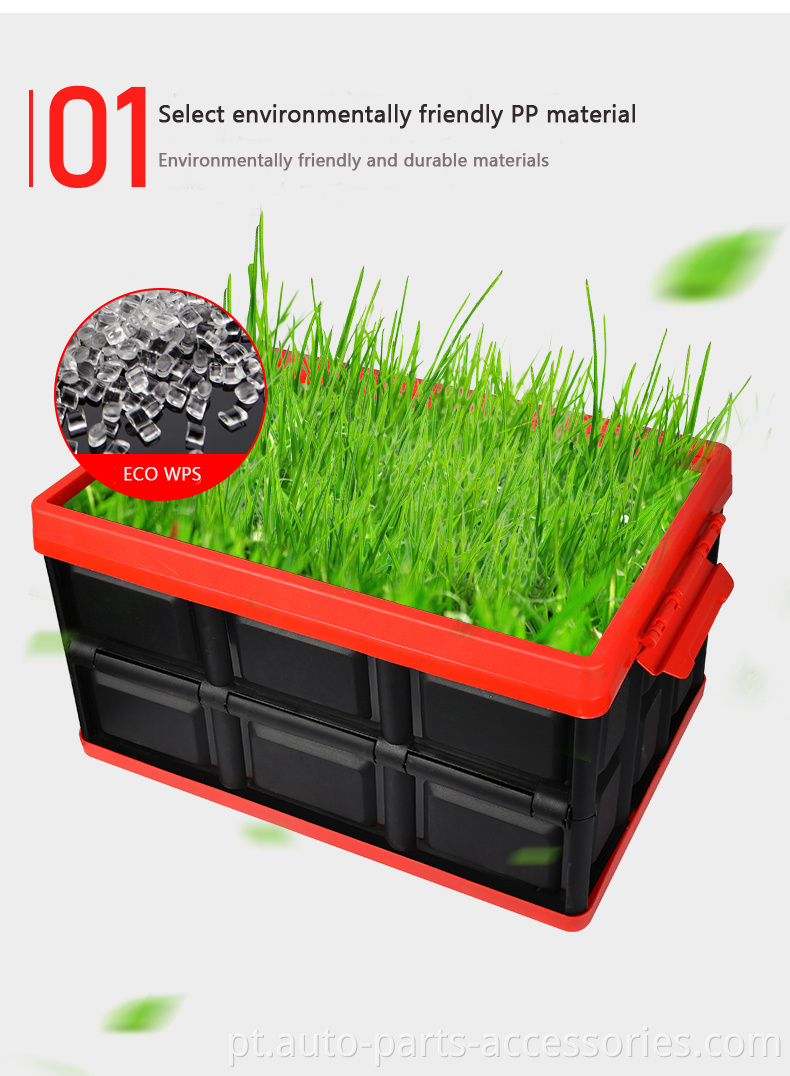 Preço promocional 30L Capacidade OEM Brand Store Bin Container Storage Box for Car Turnk